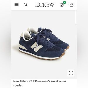 New Balance 996 Women’s sneakers in navy/sand size 6.5